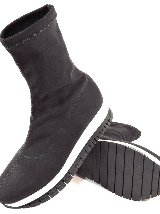 LA CANADIENNE WOMEN'S BLACK FABRIC COMFORT BOOTIE - Picture 6 of 7